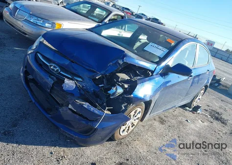 2015 Hyundai Accent Gls из США, поврежденный, VIN KMHCT4AE2FU866916